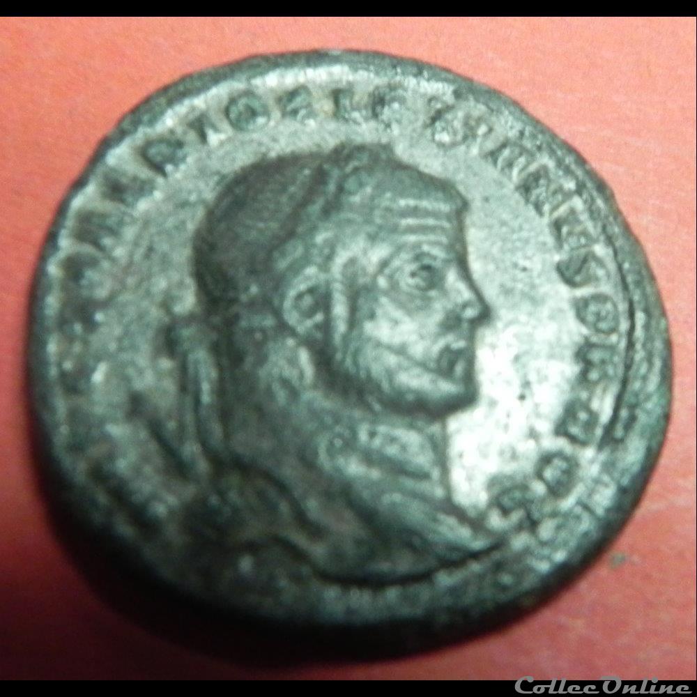 monnaie antique romaine dioclecien follis treves ric 137a