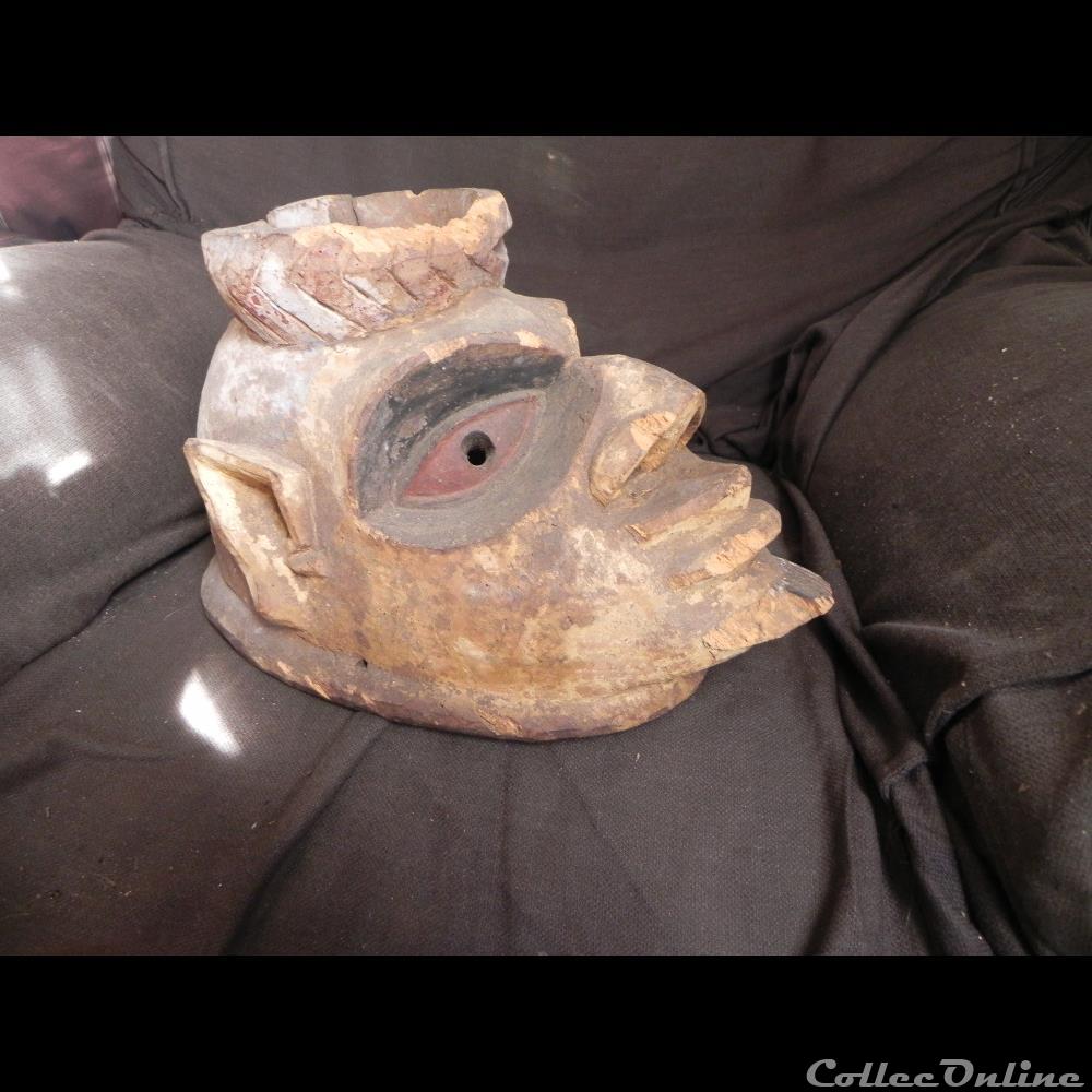 art antiquite africain masque gelede