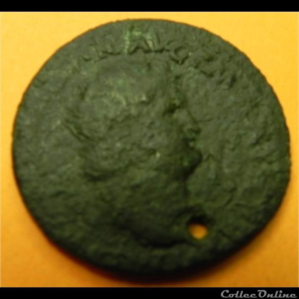 monnaie antique romaine neron sc victoire