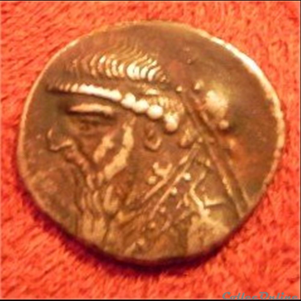Mithradates II - S.27.1 - Rhagae Drachme 3 monnaie antique elymaide parthe sassanide mithradates ii s 27 1 rhagae drachme