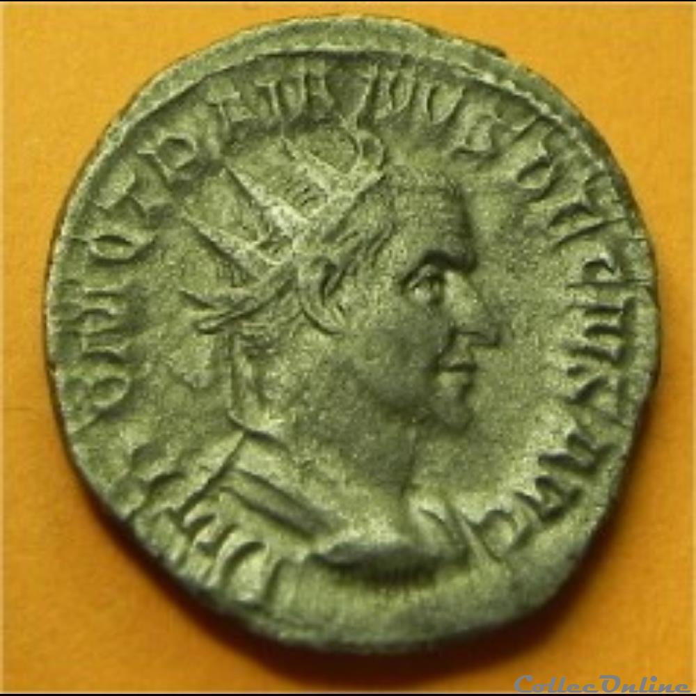 monnaie antique romaine trajan dece pannoniae antoninien