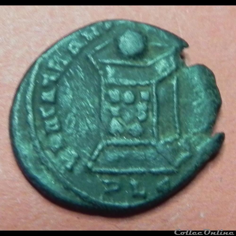 monnaie antique romaine constantin i beata tran qvillitas constantinus plg lyon