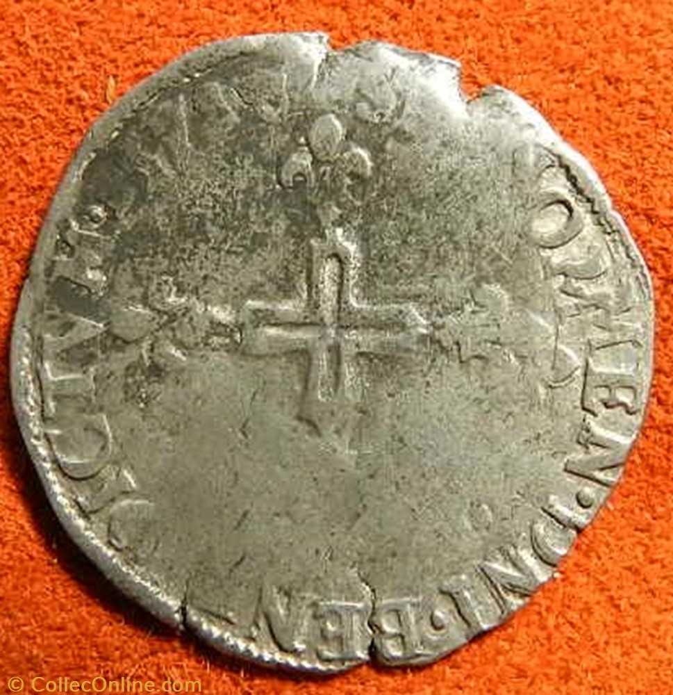 HENRI III Double sol parisis 1578 Paris A monnaie france royale henri iii double sol parisis 1578 paris a