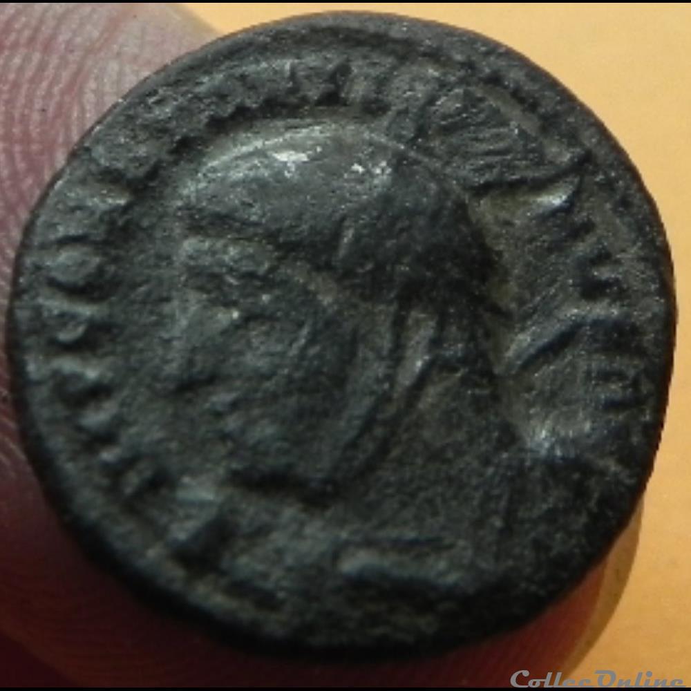 CONSTANTIN Ier LE GRAND VICTORIAE LAETAE PRINC PERP/ VOT/PR// PLN. monnaie antique romaine constantin ier le grand victoriae laetae princ perp vot pr pln