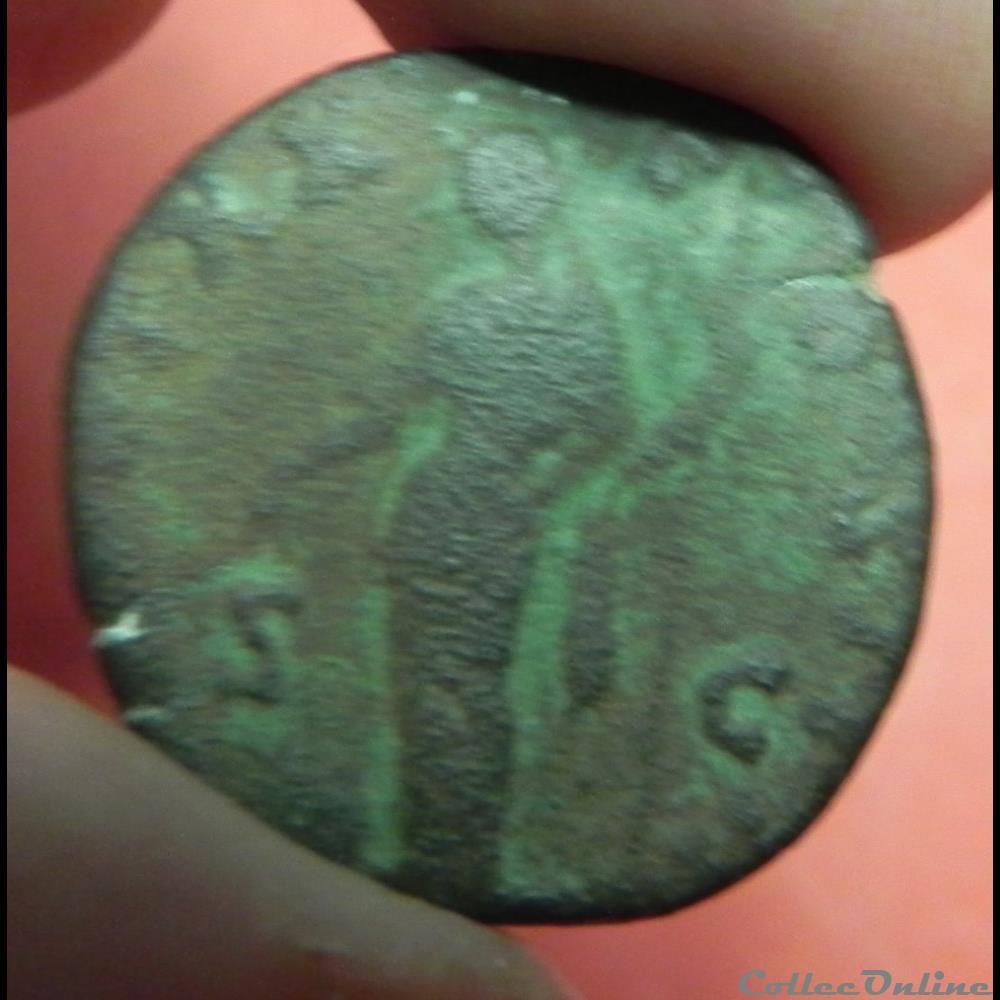 Antonin le Pieux AS 3 monnaie antique romaine antonin le pieux as