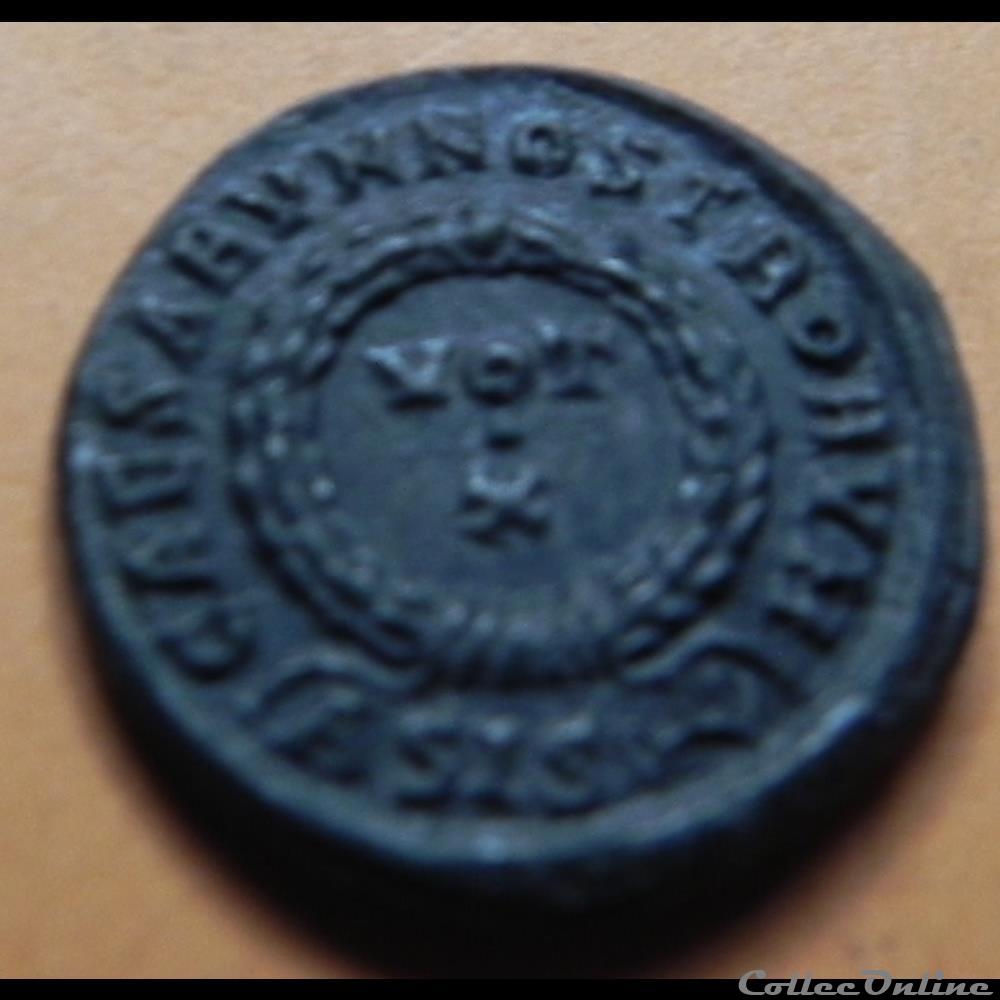 Crispus VOT X SISCIA nummus 2 monnaie antique romaine crispus vot x siscia nummus