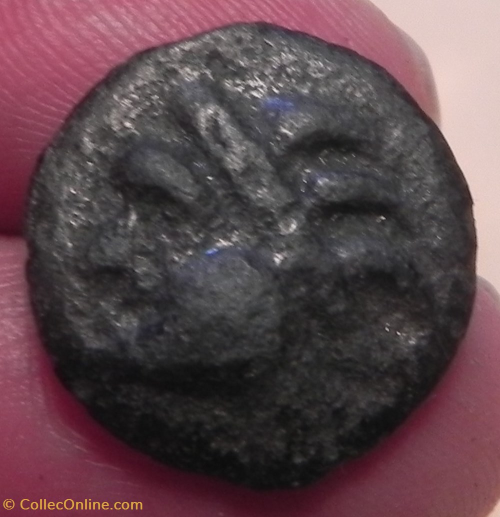 REMES, Potin à la tête d’indien, monnaies antiques celtes remes potin a la tete d indien