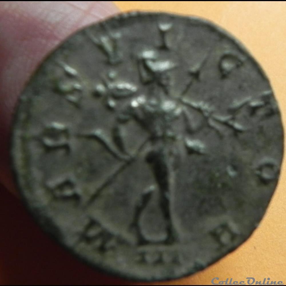PROBVS MARS VI-CTOR// III LYON ? 2 monnaie antique romaine probvs mars vi ctor iii lyon