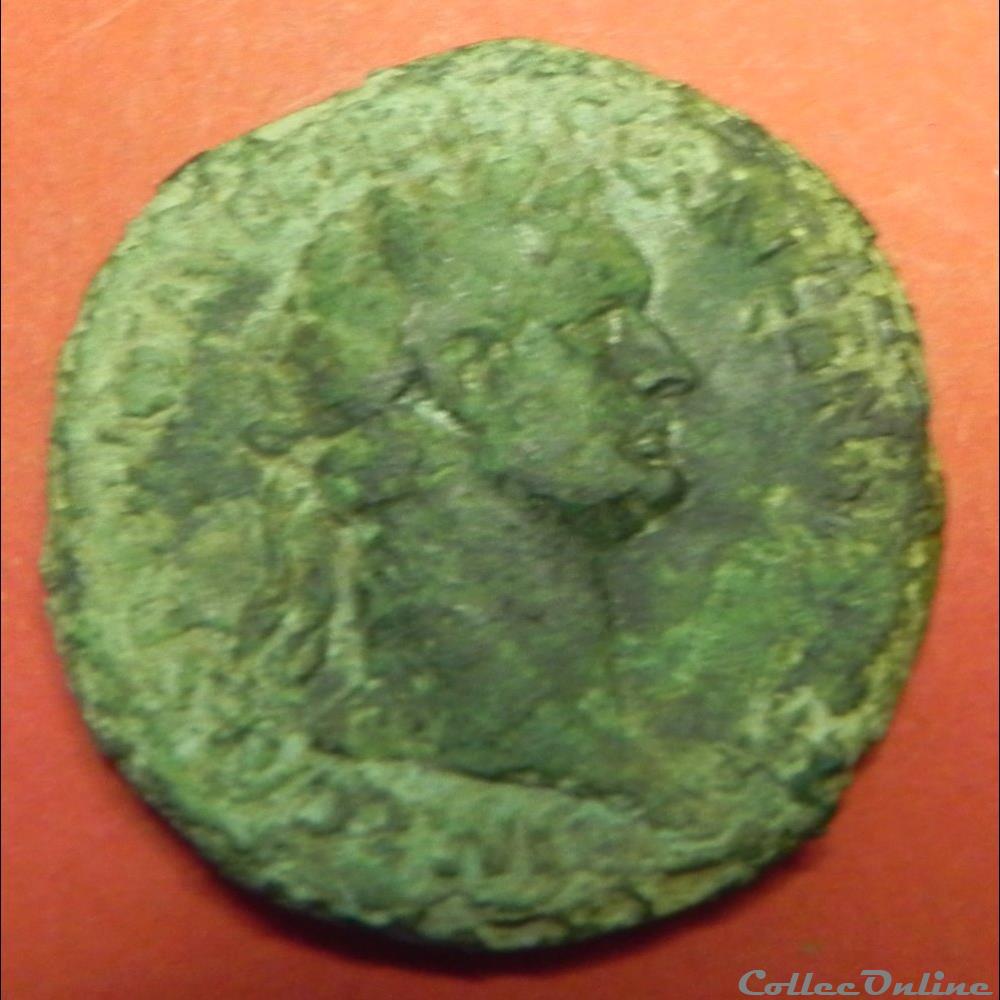 Domitien sesterce SC monnaie antique romaine domitien sesterce sc