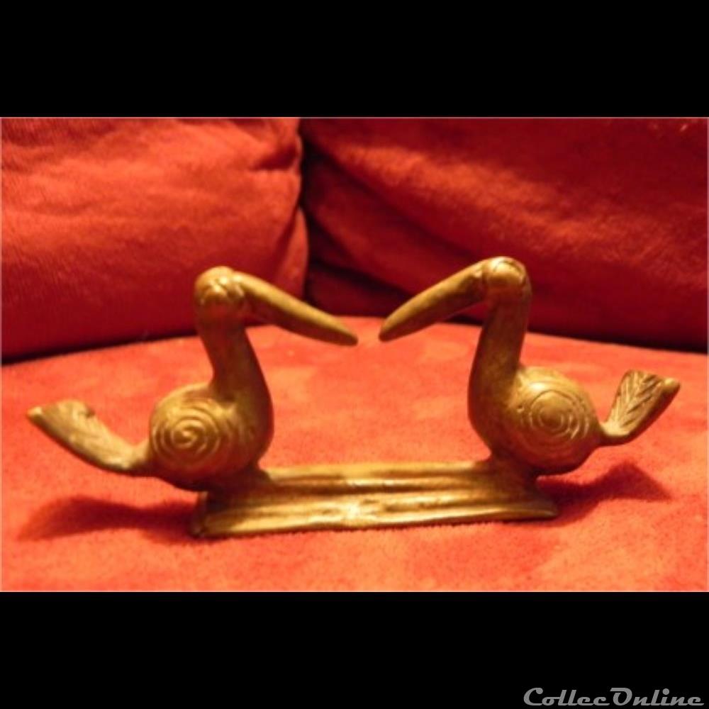 poids à or forme figurative Akan 2 casoars europe poids a or forme figurative akan 2 casoars