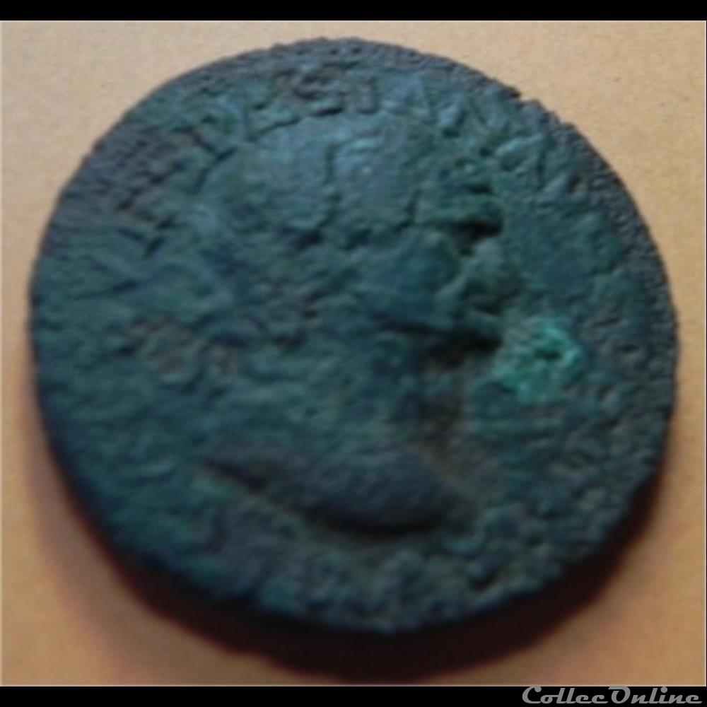 Vespasien Dupondius 4 monnaie antique romaine vespasien dupondius