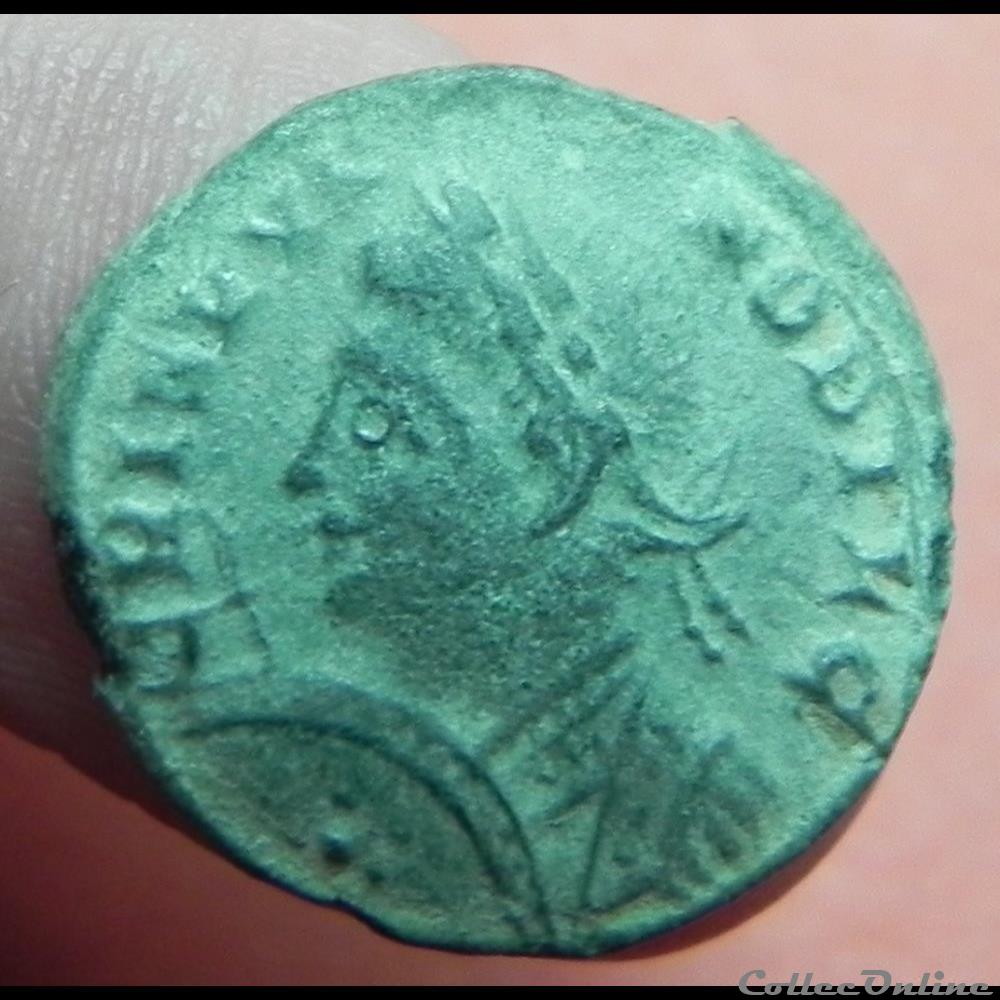Crispus nummus (P) LON LONDRES monnaie antique romaine crispus nummus p lon londres