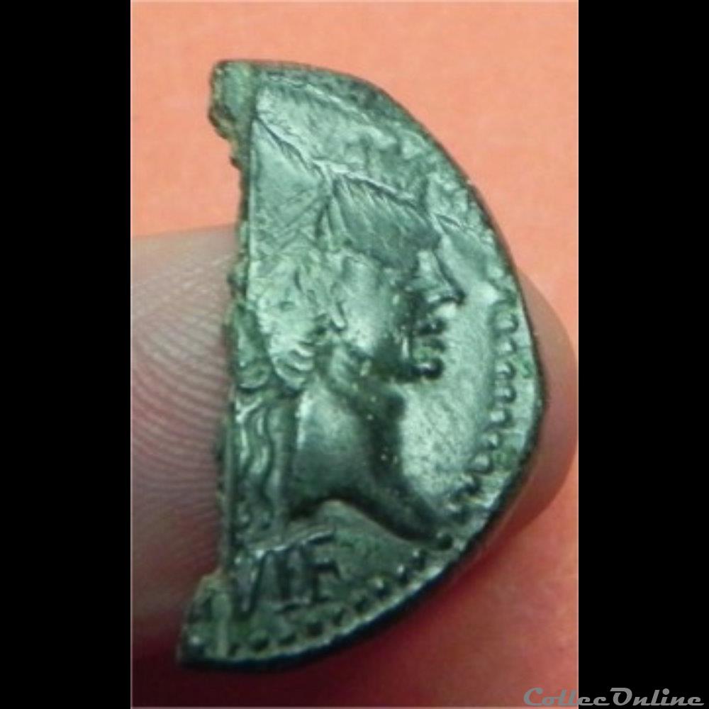 demi dupondius de Nîmes monnaie antique romaine demi dupondius de nimes