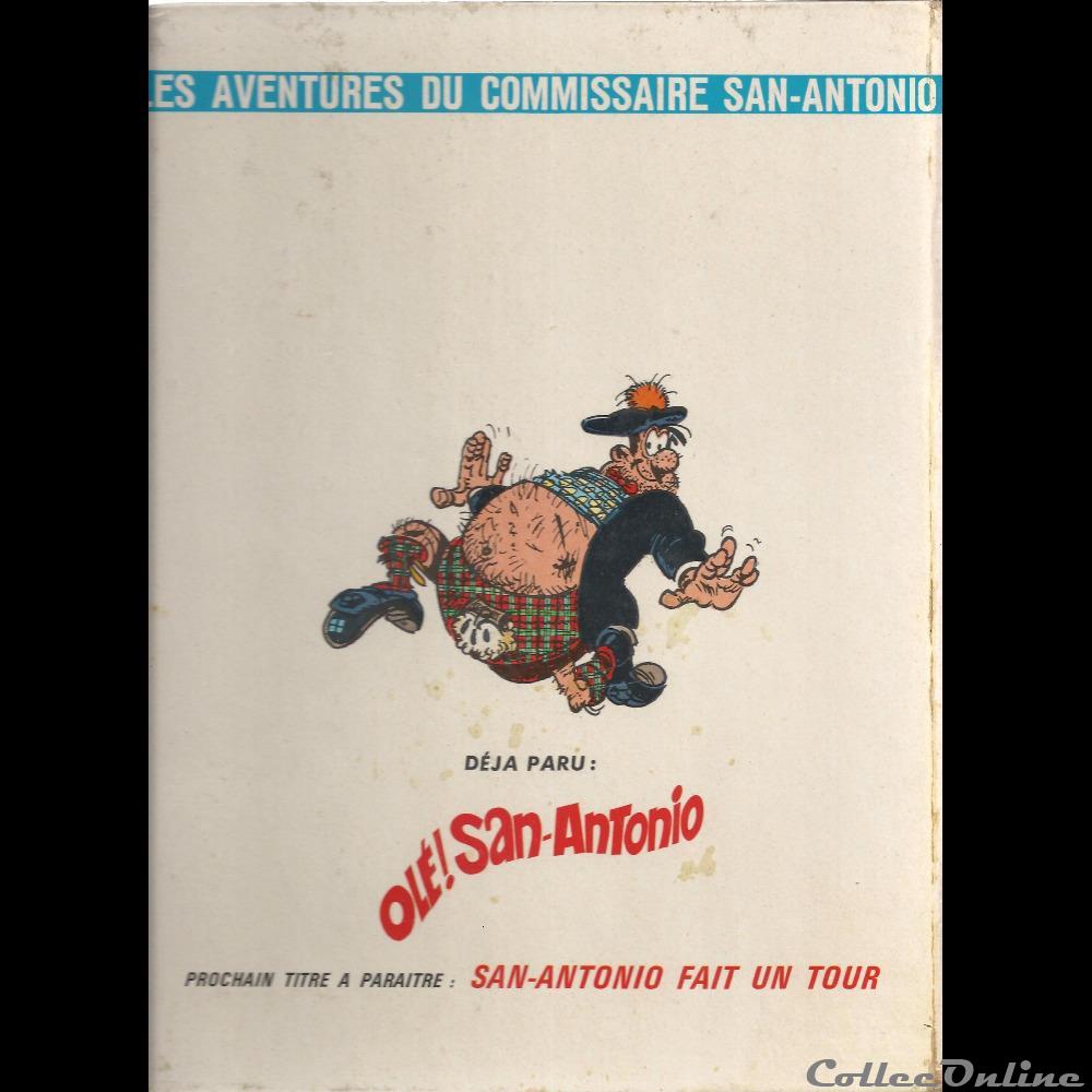 SAN-ANTONIO en Ecosse livre bd revue arme blanch mandat territoriaux san antonio en ecosse