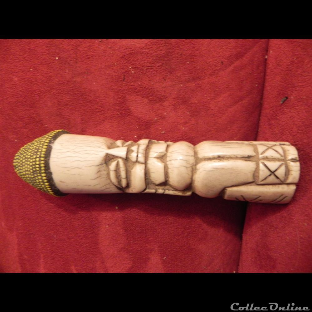 BAMOUN Fétiche ou poupée os et perles 2 art antiquite africain statue bamoun fetiche ou poupee os et perles