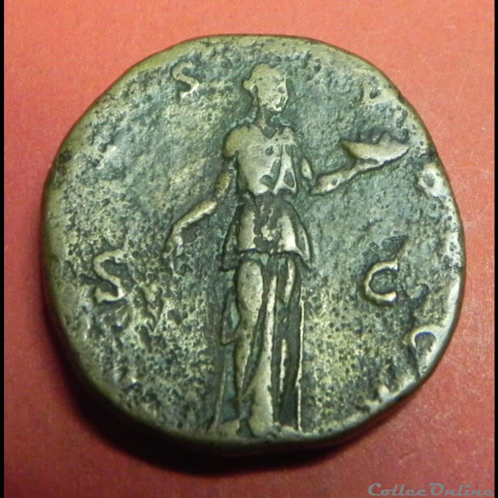 Hadrien . HADRIANVS sesterce 3 monnaie antique romaine hadrien hadrianvs sesterce