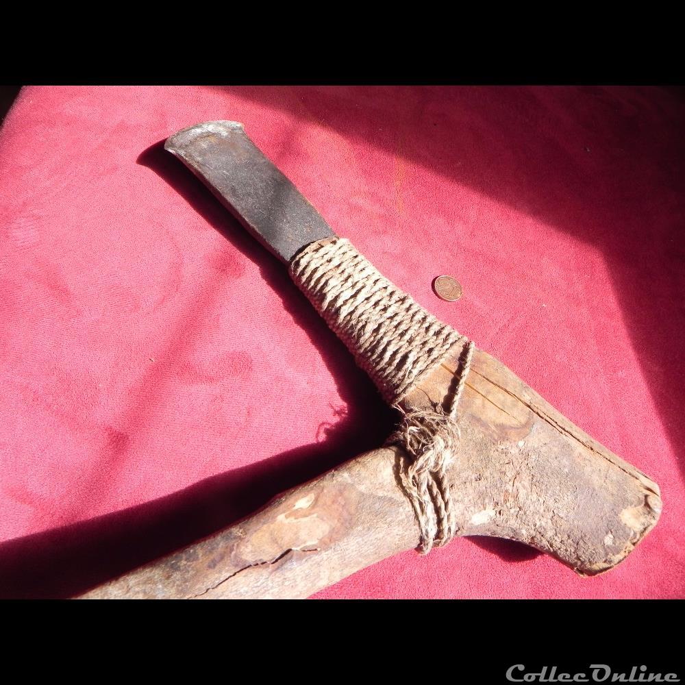 primitive afrique pre monnaies hache
