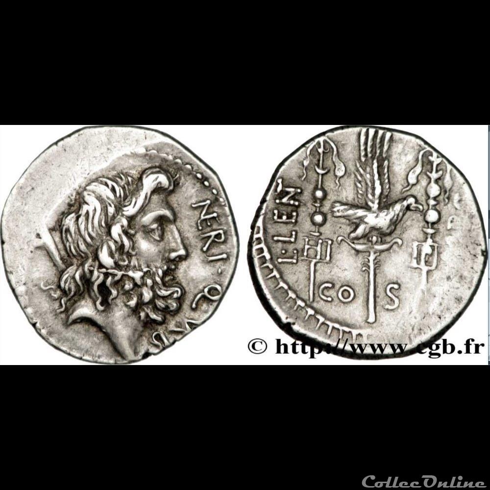 denier NERIA 5 monnaie antique romaine denier neria