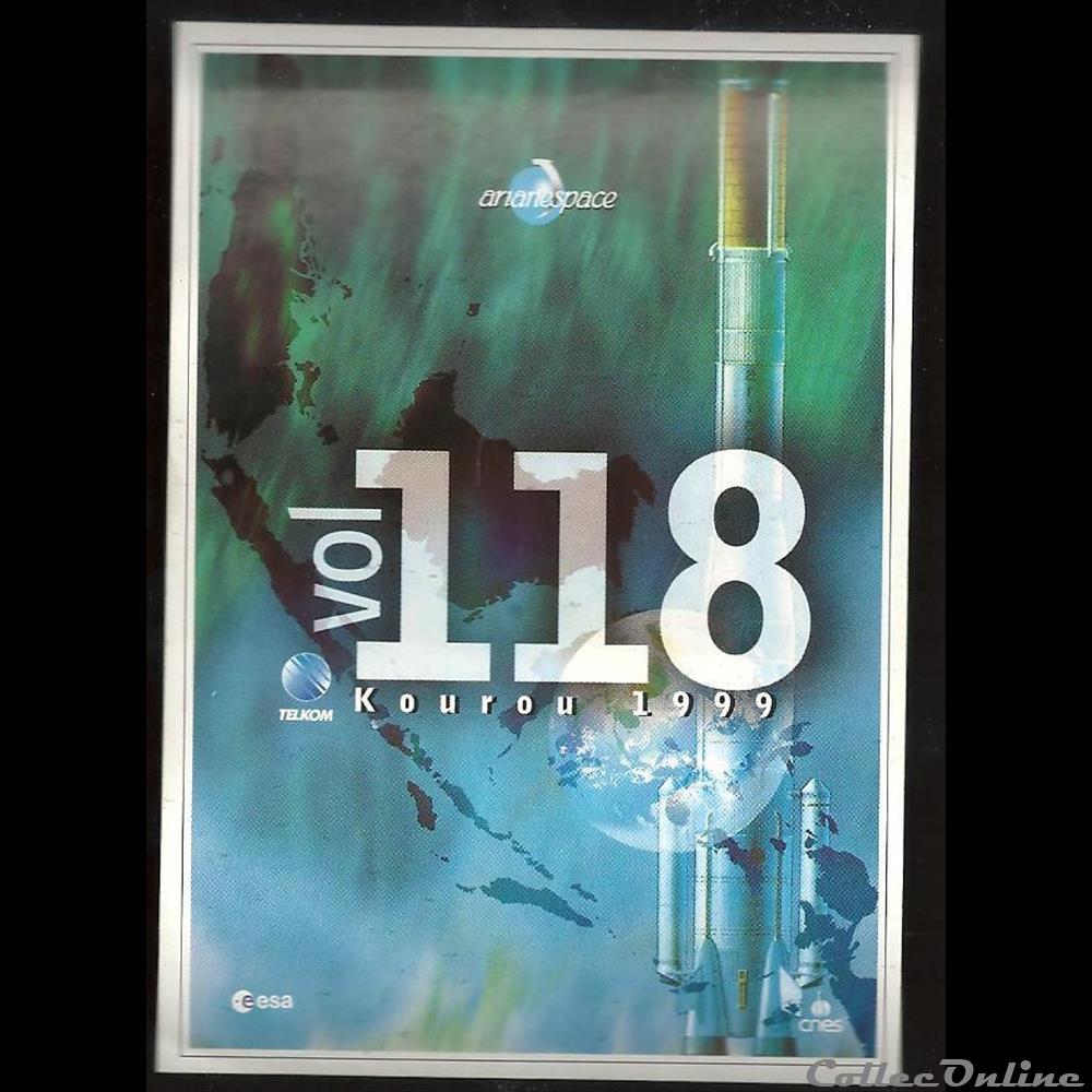 decoration magnet europe autocollant ariane kourou vol n 118 satellite telcom