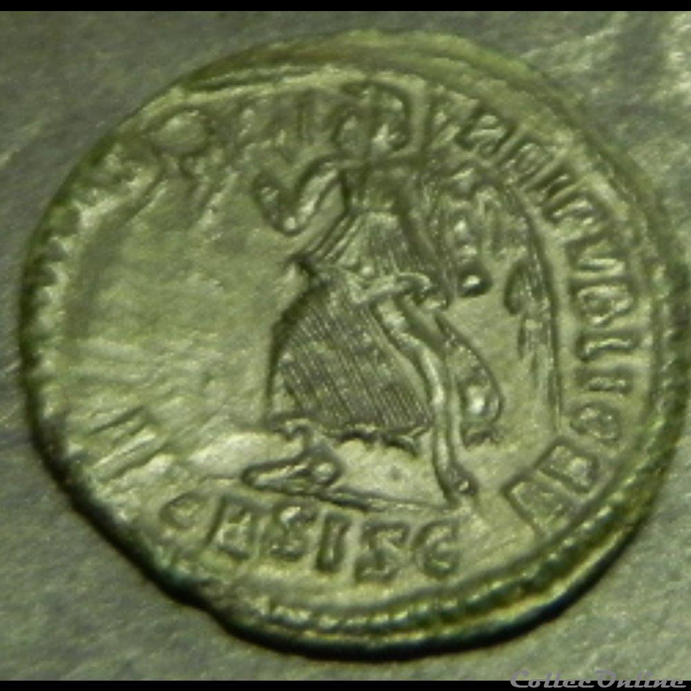 VALENS SECVRITAS - REIPVBLICAE nummus 6 monnaie antique romaine valens secvritas reipvblicae nummus