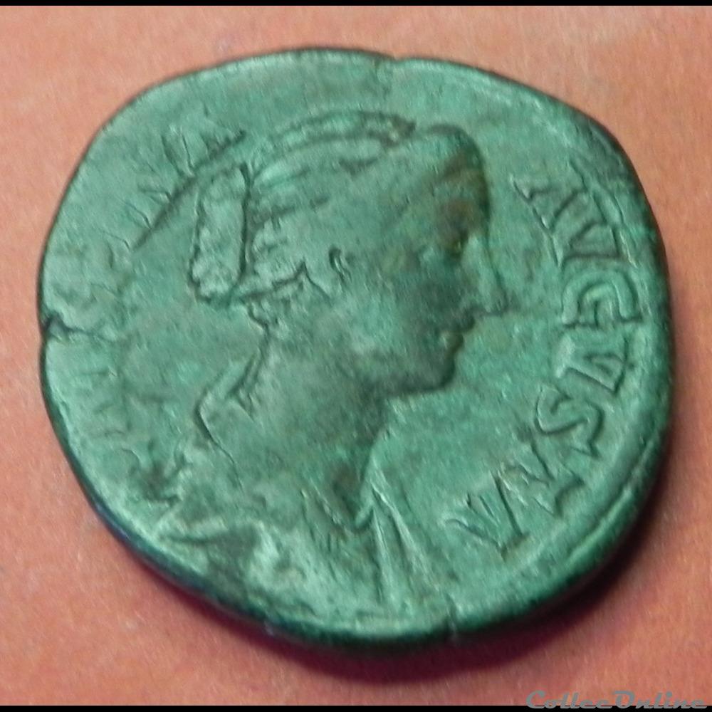 monnaie antique romaine crispina sesterce ric
