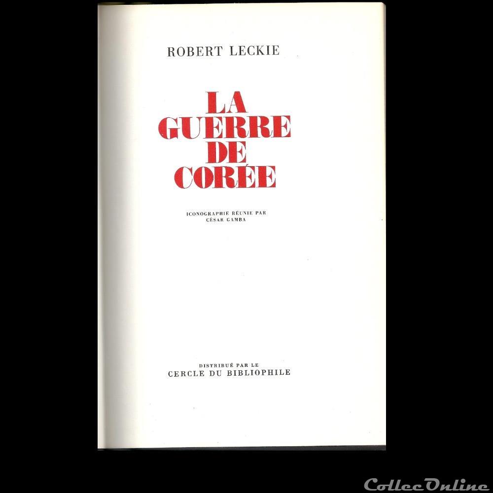 militarium livre revue catalogue mandat territoriaux la guerre de coree robert leckie