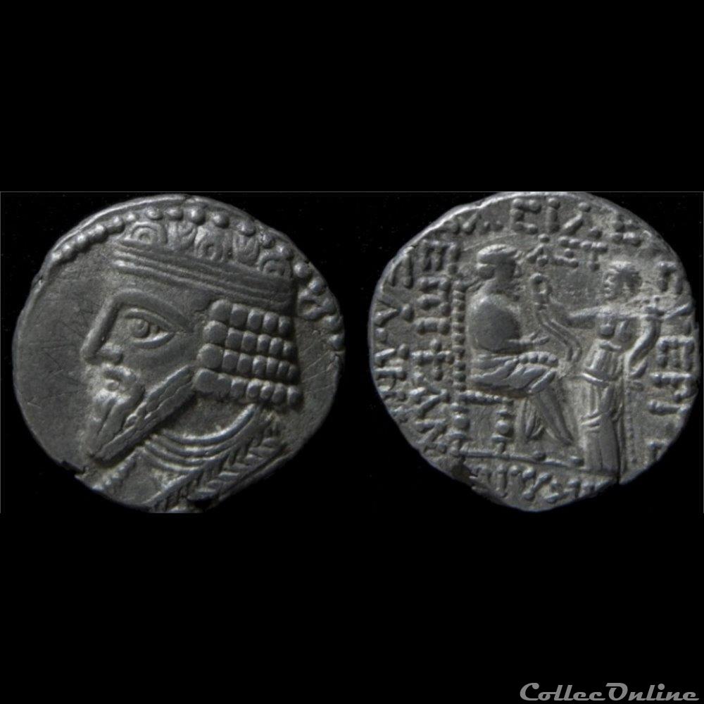 Gotarzes II - S.65.25/27 - 49/50 apr. J.-C. 2 monnaie antique elymaide parthe sassanide gotarzes ii s 65 25 27 49 50 apr j c
