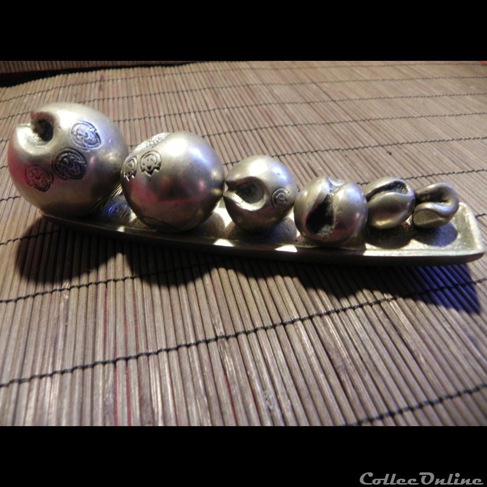 monnaie balle ou lingot plié en boule LAOS THAILANDE primitive asie monnaie balle ou lingot plie en boule laos thailande
