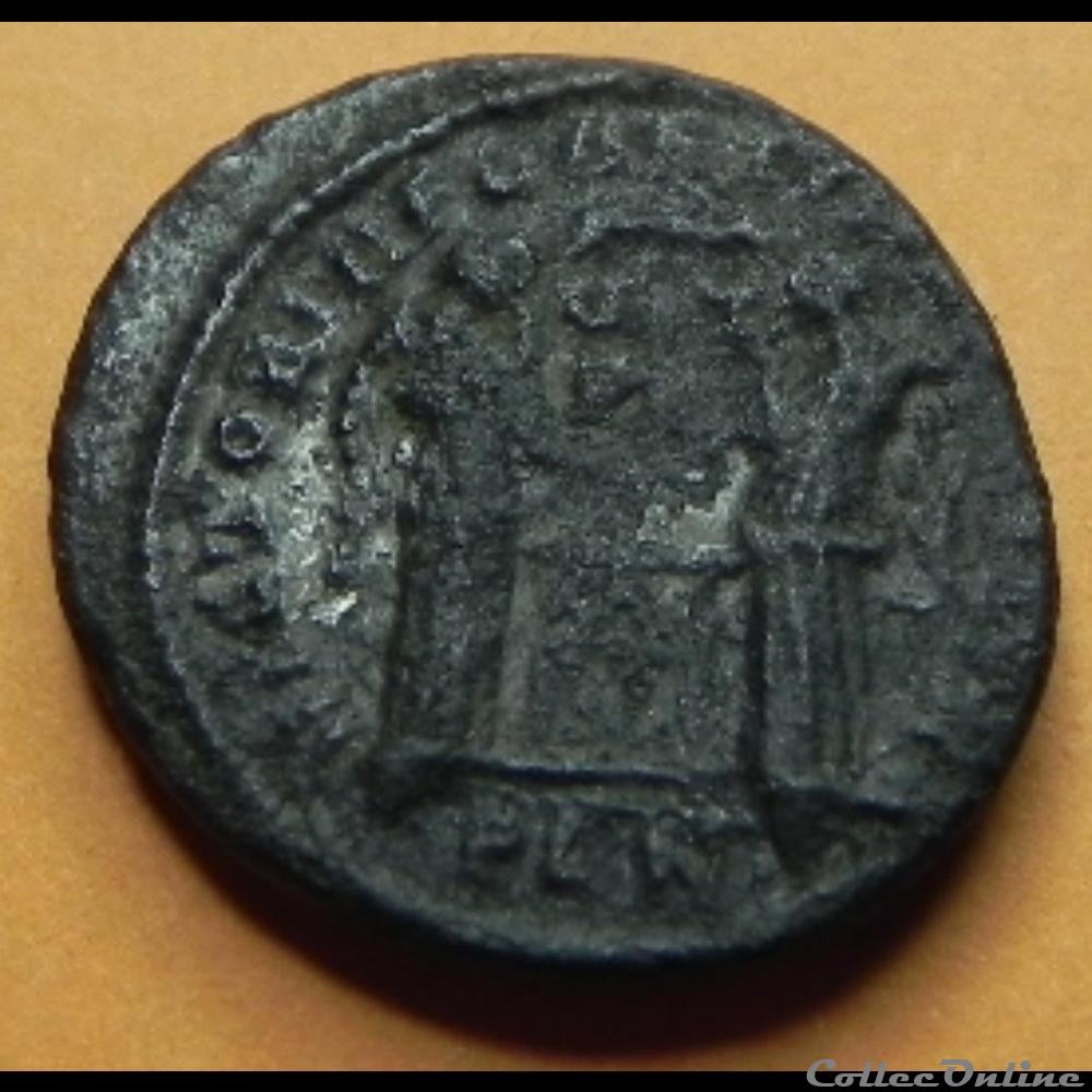 CONSTANTIN Ier LE GRAND VICTORIAE LAETAE PRINC PERP/ VOT/PR// PLN. 2 monnaie antique romaine constantin ier le grand victoriae laetae princ perp vot pr pln