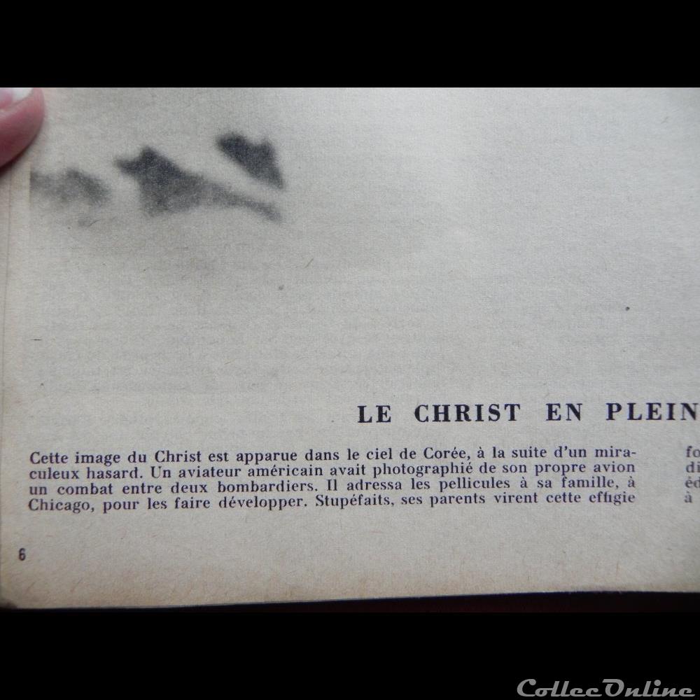 militarium revue journaux mandat territoriaux paris match 1951 coree photo jesus en plein bombardement