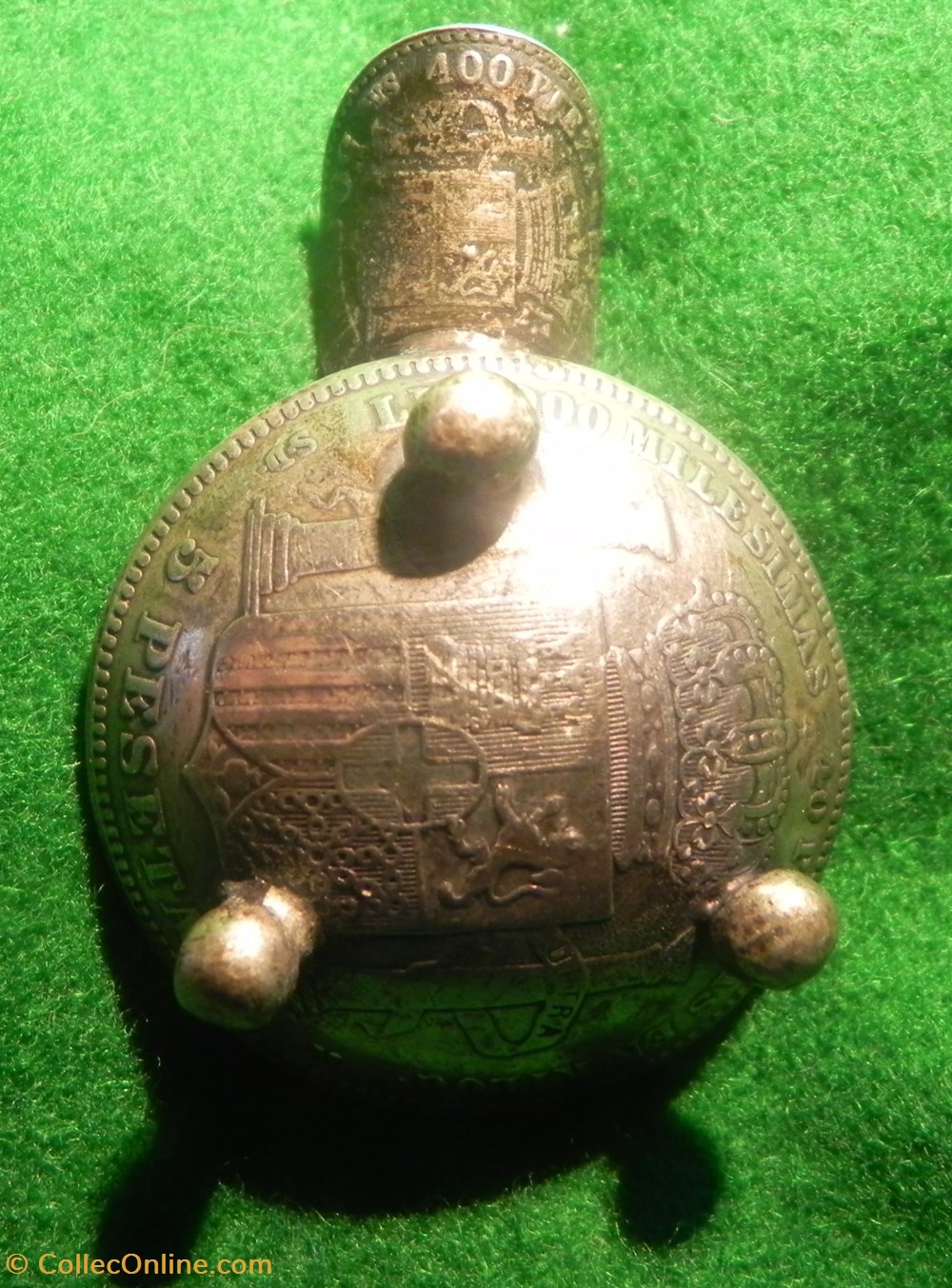 cendrier Armadéo I Espagne 1871 monnaies paranumismatique jetons poids cendrier armadeo i espagne 1871