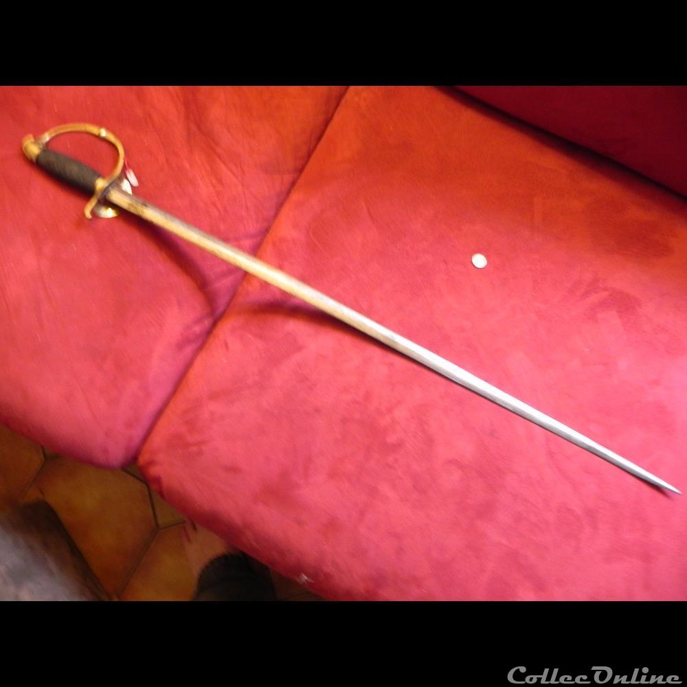 militarium arme blanch mandat territoriaux epee sapeur pompier