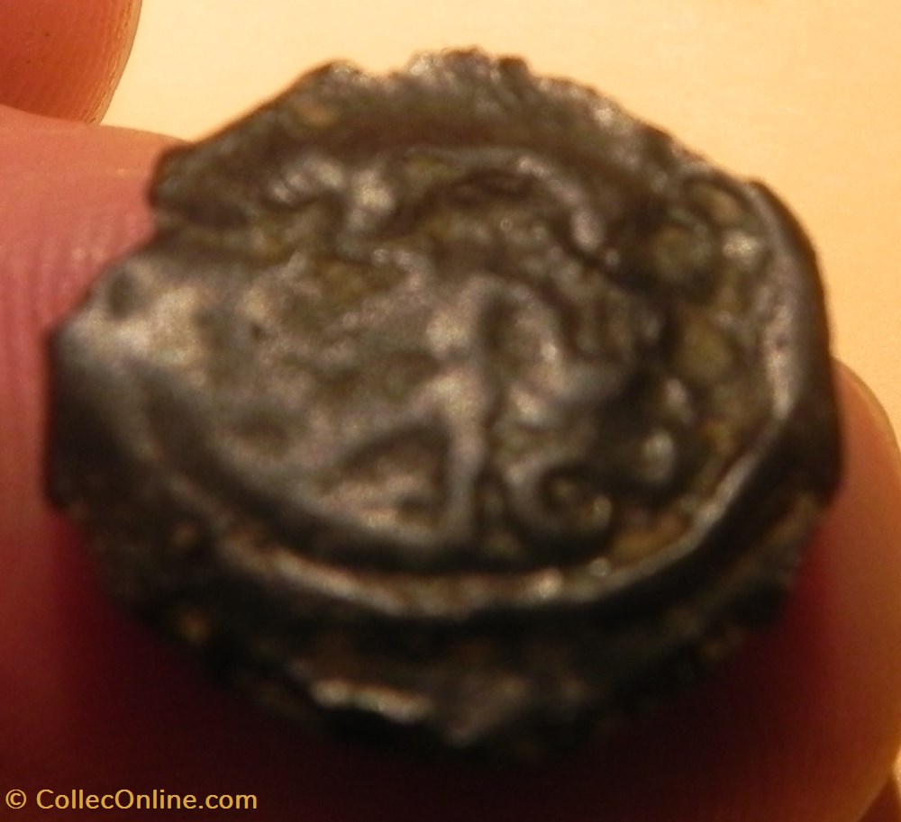 monnaies antiques celtes potin lingons oyindia a la tete de janus