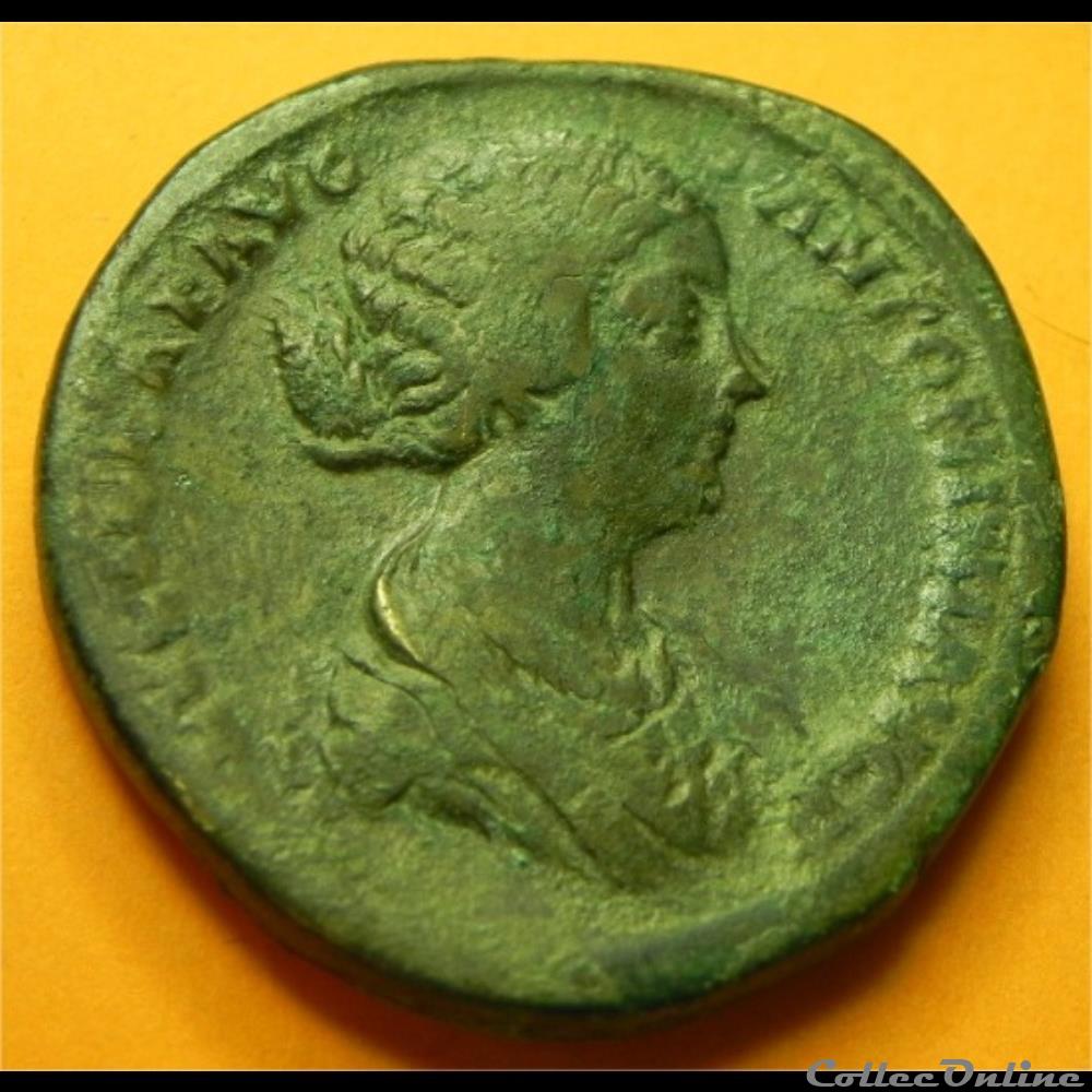 LUCILLA sesterce monnaie antique romaine lucilla sesterce