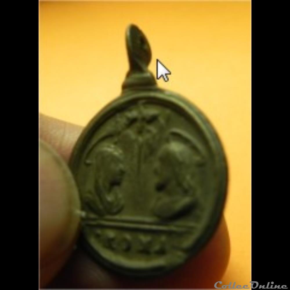 patrimoine religieux objet de culte st ignace et ste fr x medaille religieuse xvii