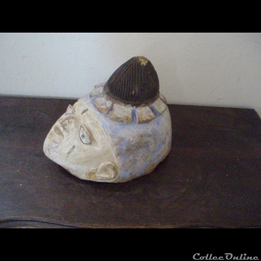 art antiquite africain masque gelede