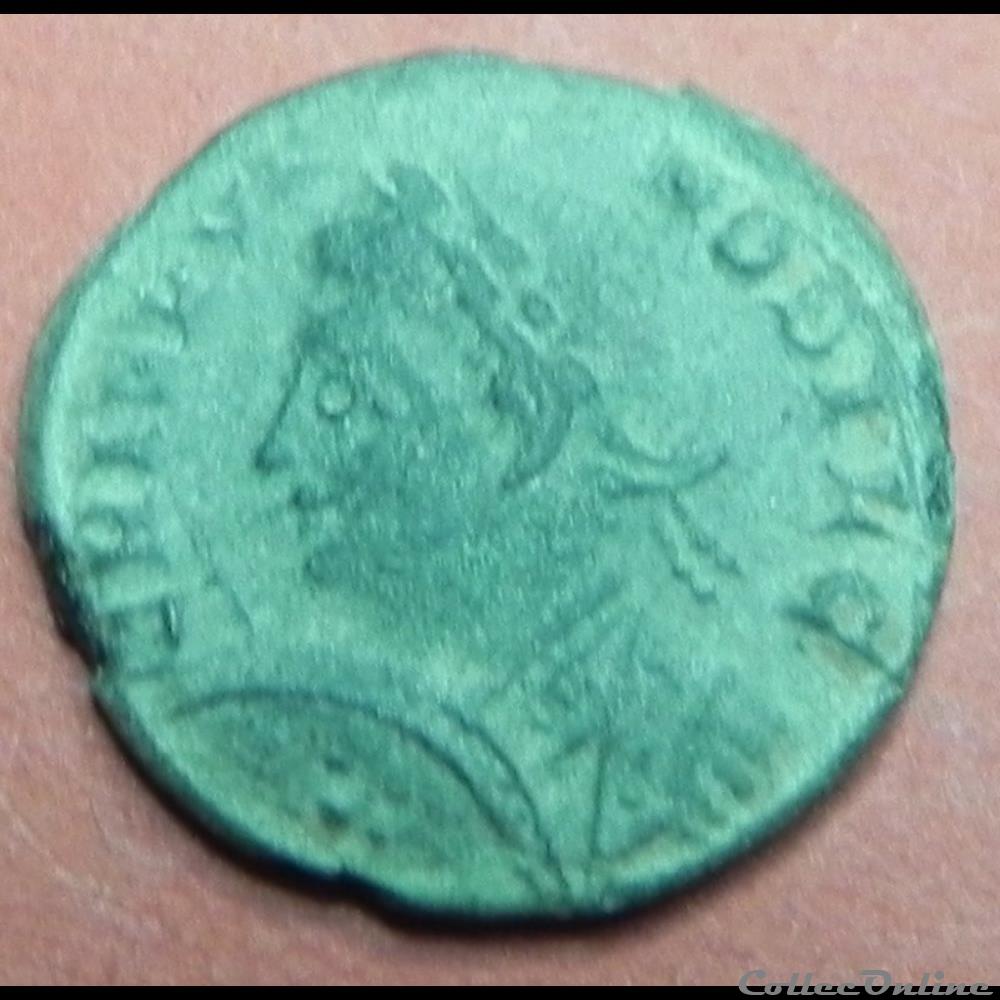Crispus nummus (P) LON LONDRES 2 monnaie antique romaine crispus nummus p lon londres