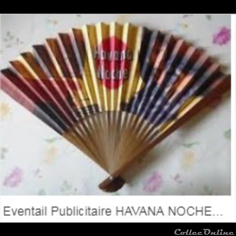 vetement et accessoire havana noche eventail publicitaire pernod sa