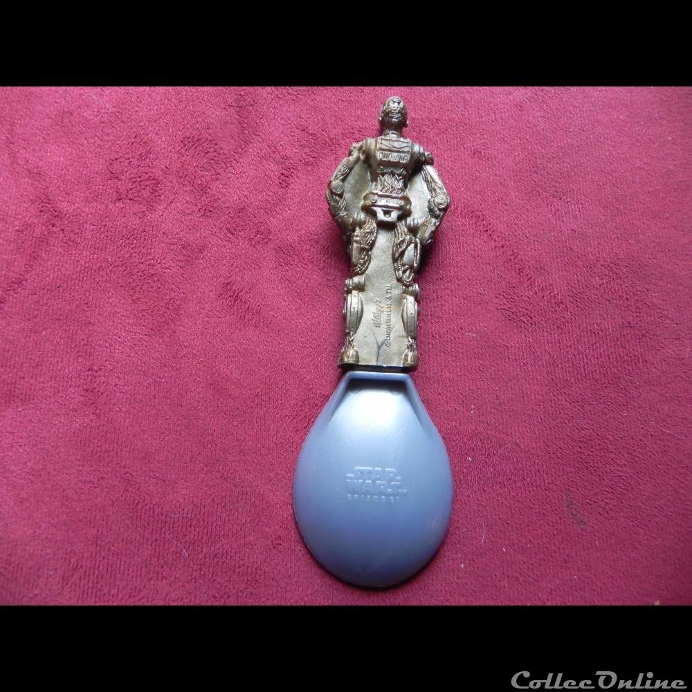 autre archeologie europe star wars kellogs objet cuillere personnage