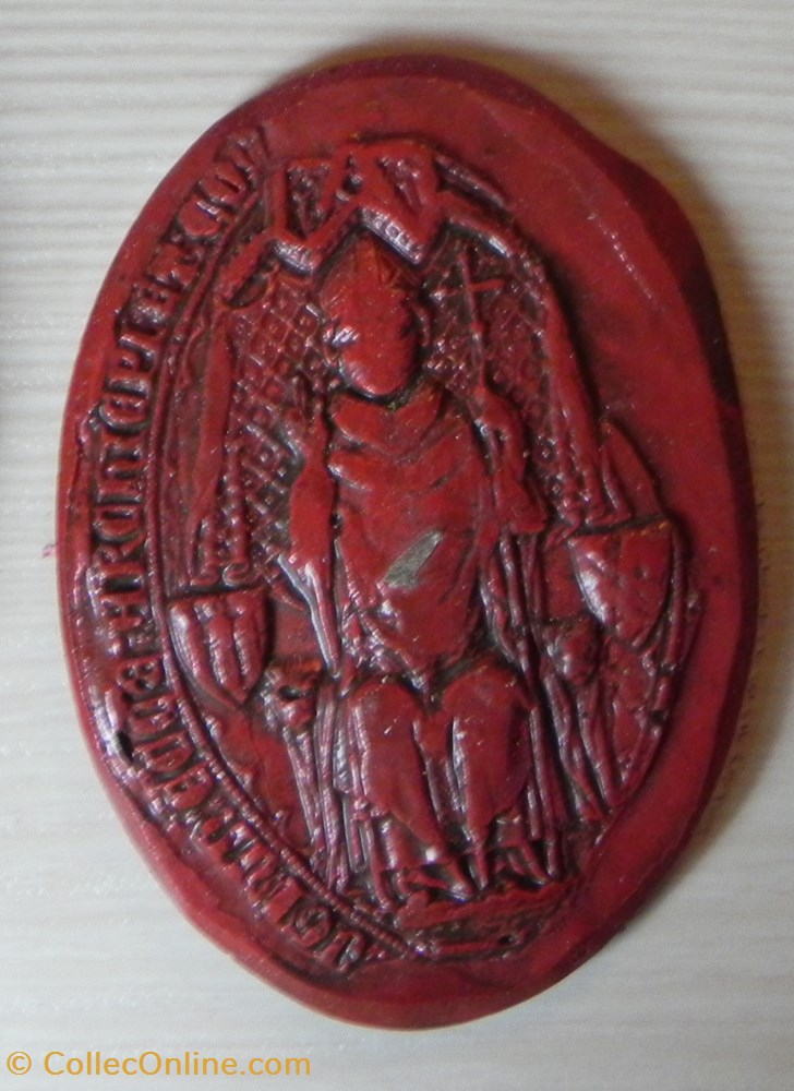 art antiquite sceaux guy de bourgogne archeveque de lyon 1342