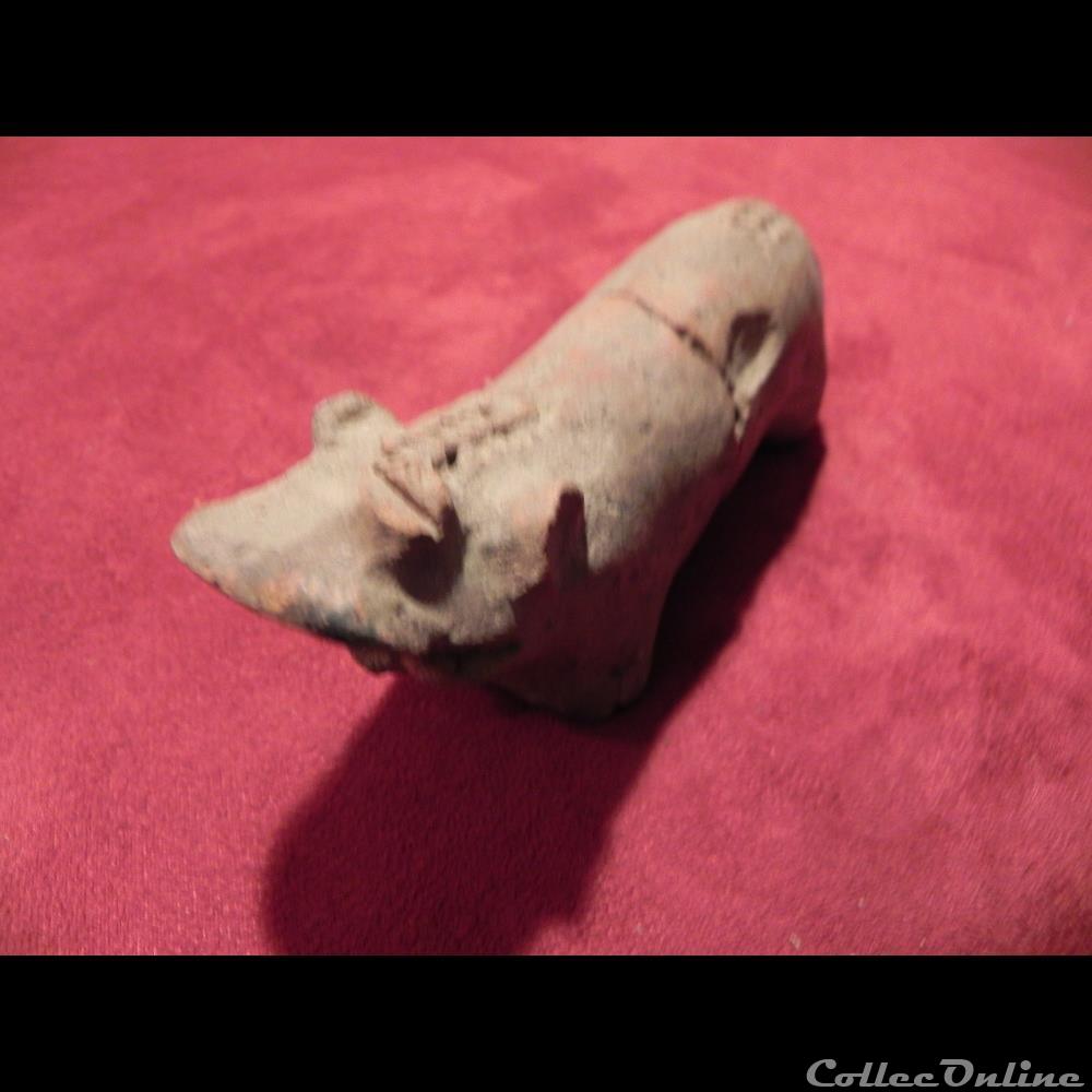 art antiquite archeologie afrique hippopotame sao