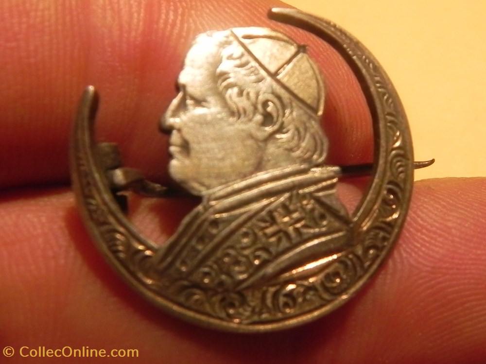 monnaie Vatican 1 lira 1866 broche argent du pape Pie IX monnaies monnaie vatican 1 lira 1866 broche argent du pape pie ix