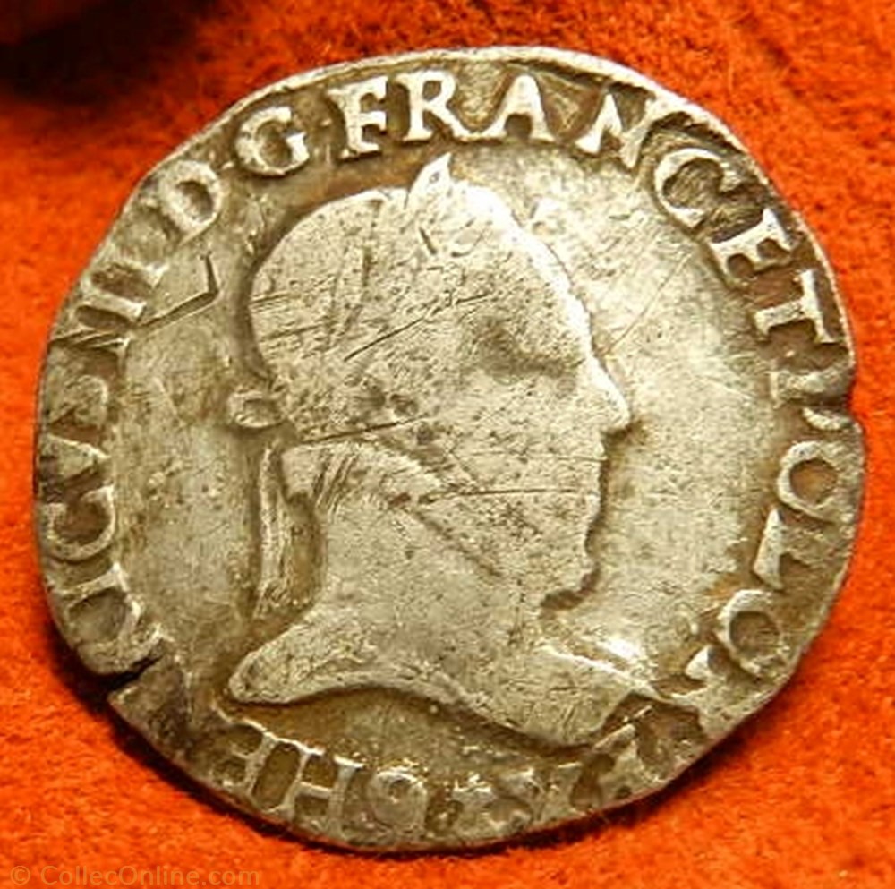 monnaie france royale henri iii teston au col plat 1575 9 rennes