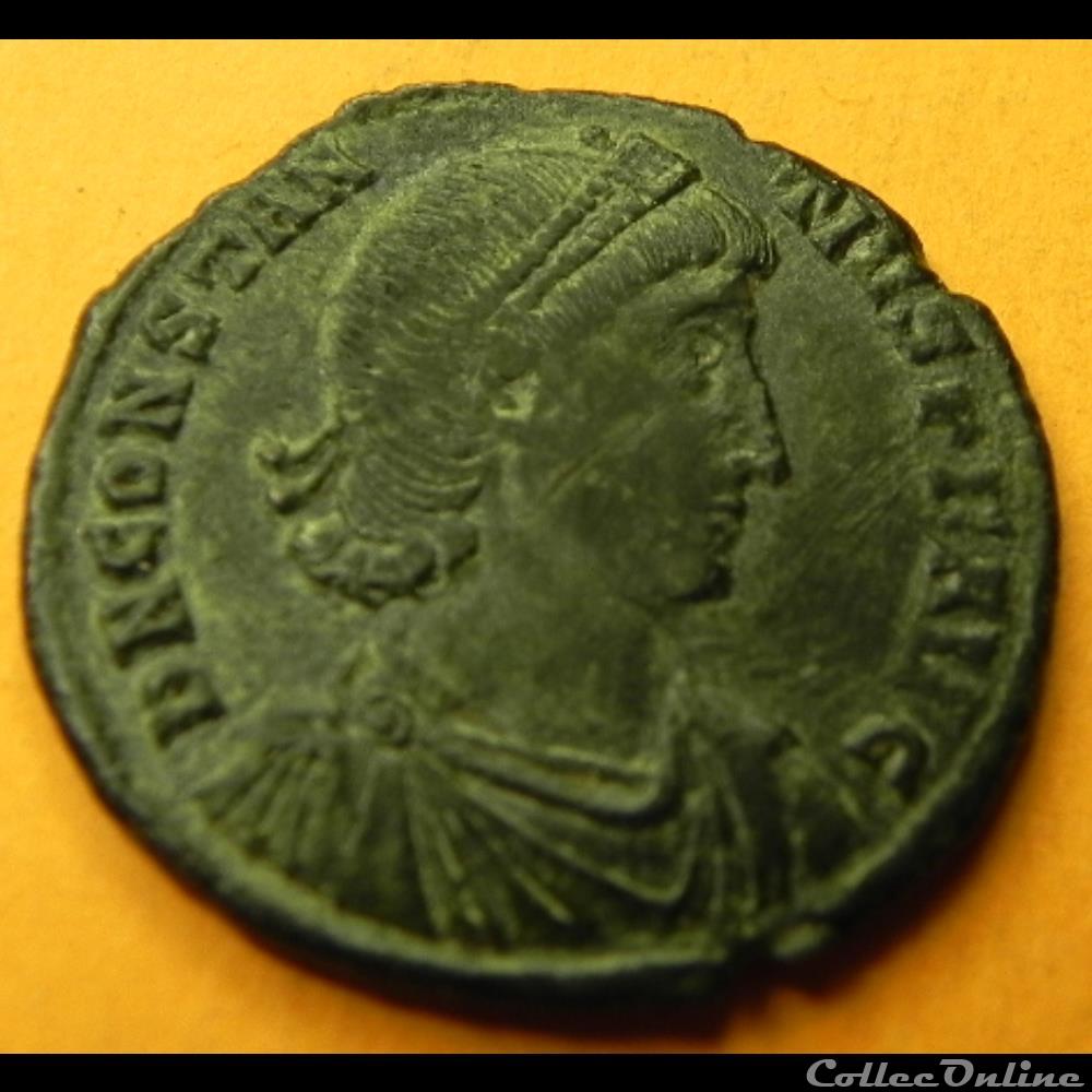 CONSTANTIVS FEL TEMP REPARATIO monnaie antique romaine constantivs fel temp reparatio