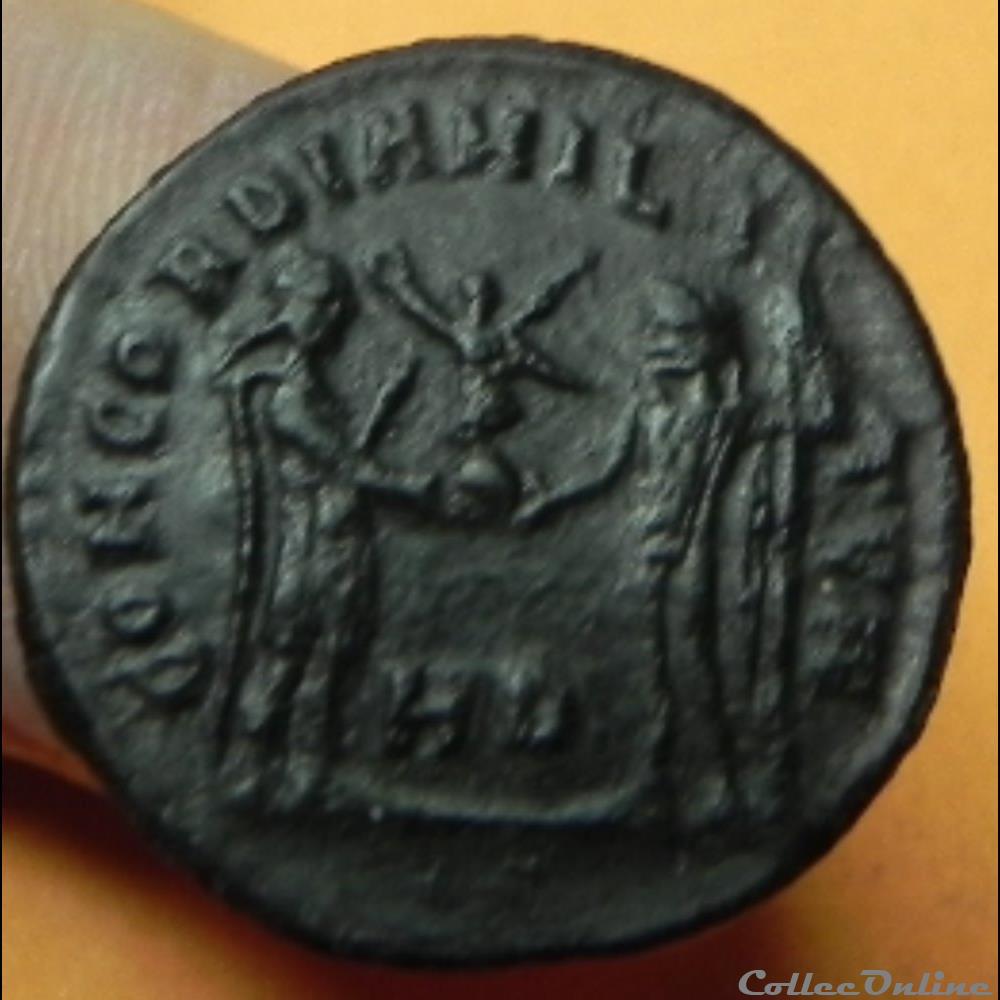 DIOCLÉTIEN - CONCORDIA MILI-ITVM - RIC 15a 2 monnaie antique romaine diocletien concordia mili itvm ric 15a
