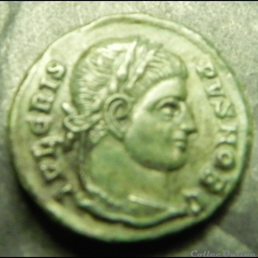 Crispus VOT X nummus 3 monnaie antique romaine crispus vot x nummus