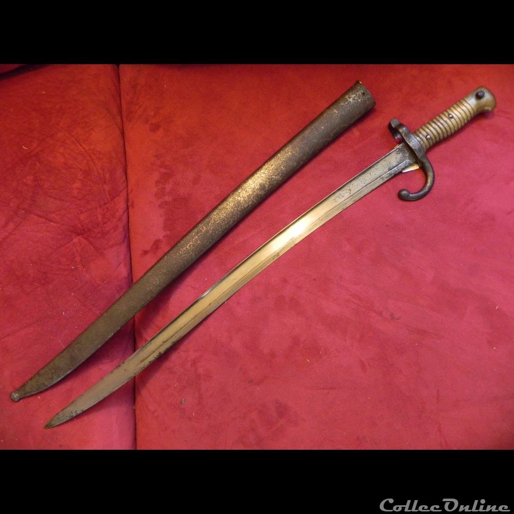 militarium arme blanch mandat territoriaux baionnette chaspot garde champetre