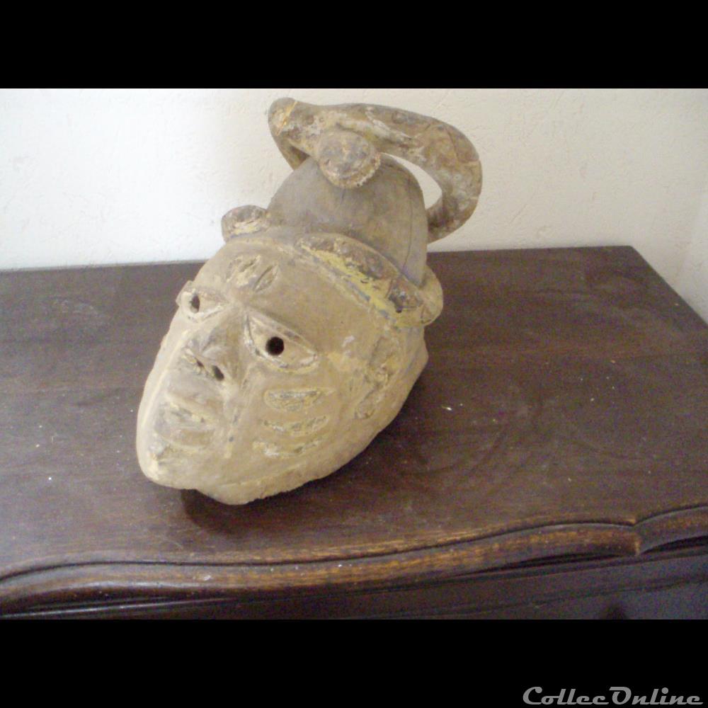 art antiquite africain masque gelede