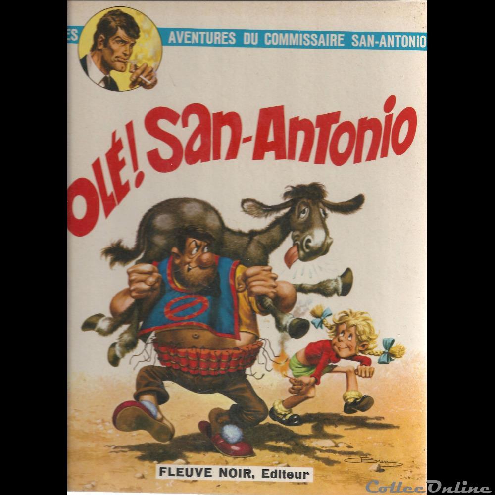 Olé! SAN-ANTONIO livre bd revue arme blanch mandat territoriaux ole san antonio