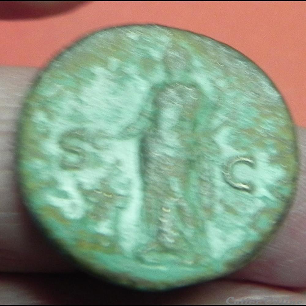 Vespasien AS PAX - AVG/ S|C 4 monnaie antique romaine vespasien as pax avg s c